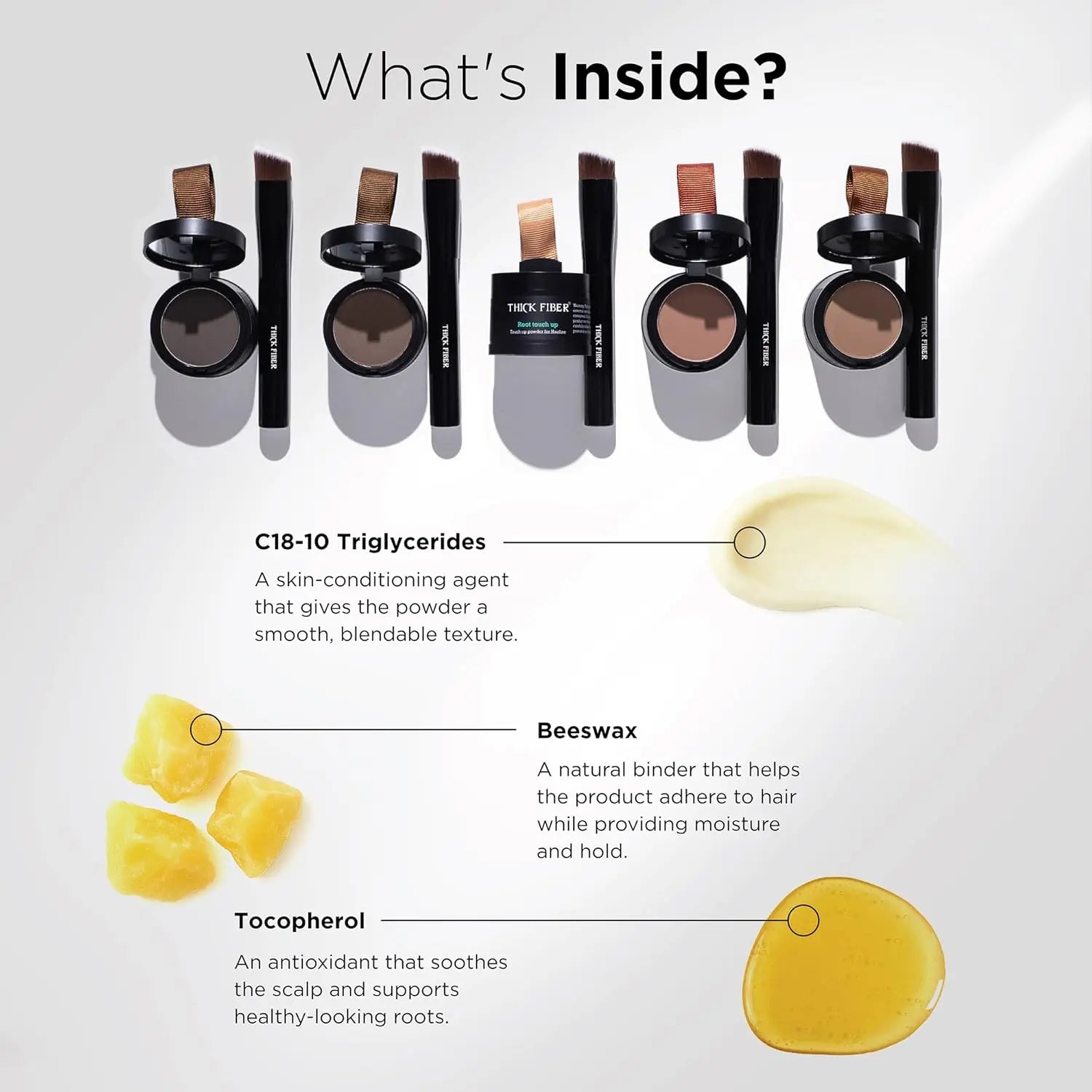 Root Touch up & Hairline Powder with Brush 4G – Covers Grey Roots & Thinning Hair – Sweat & Water Resistant – Hair Concealer for Bald Spots & Fill-In (Black) for Women & Men