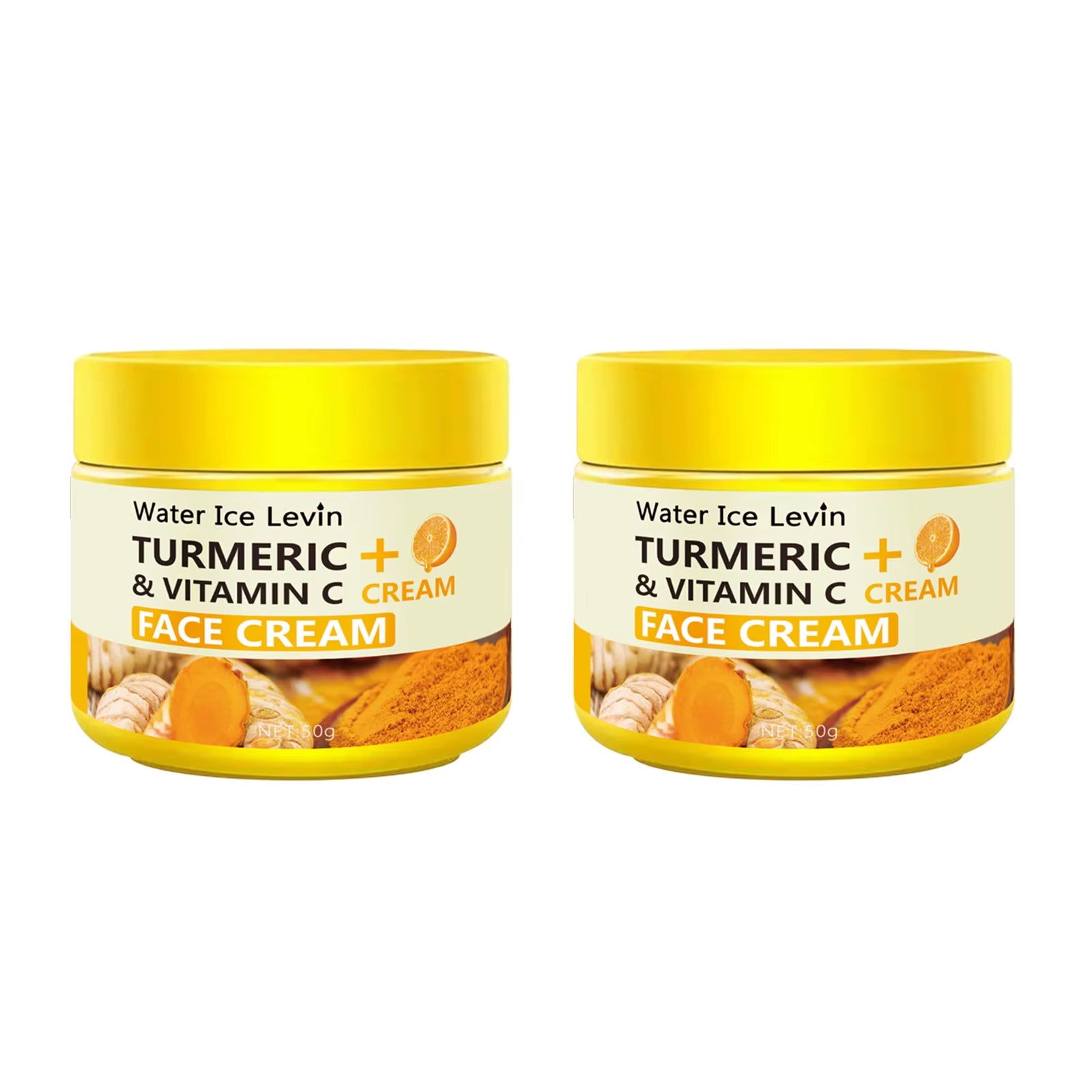 Turmeric Vitamin C Anti-Aging Cream Moisturizing Anti-Wrinkle Collagen Hyaluronic Acid Cream Skin Care Cosmetics 50G
