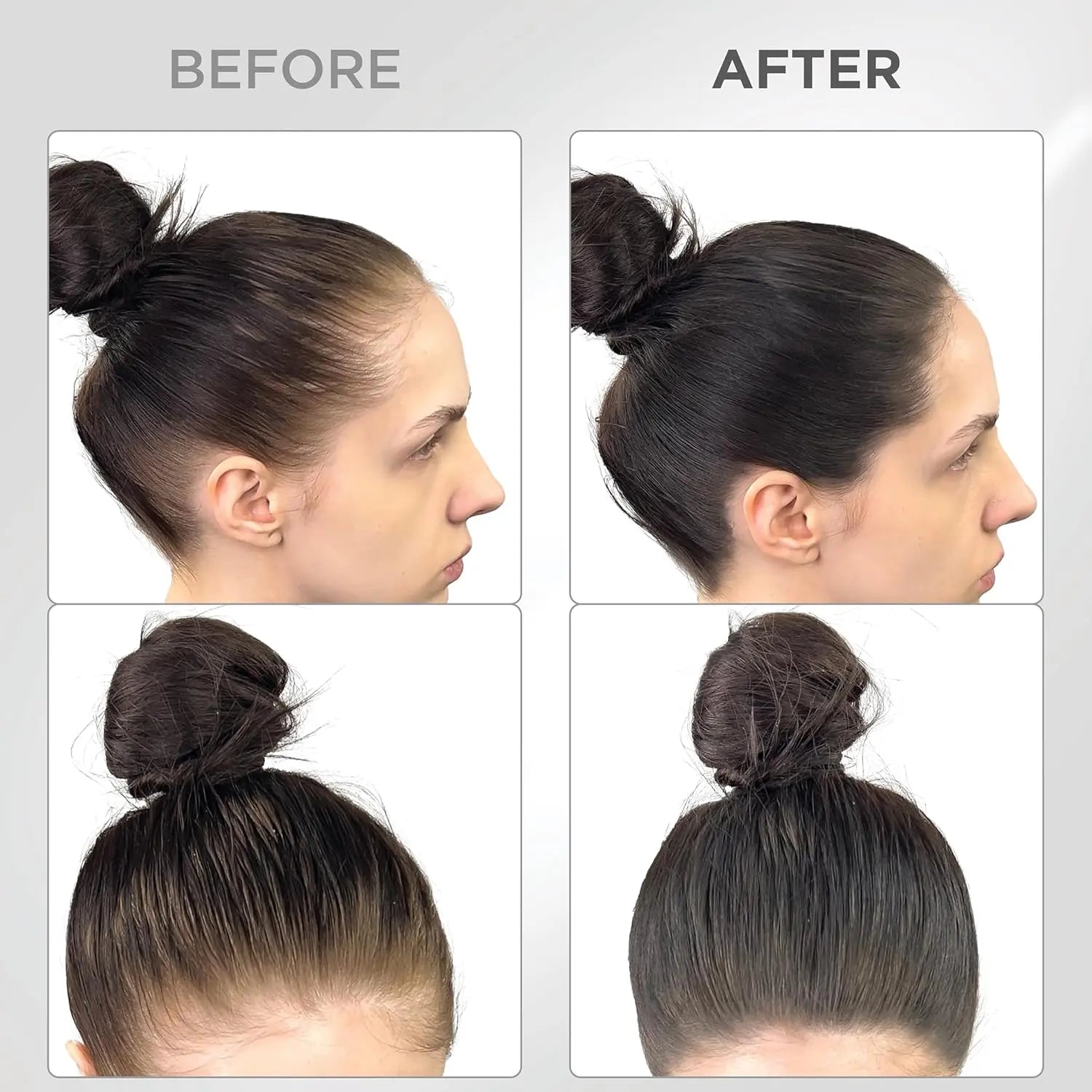 Root Touch up & Hairline Powder with Brush 4G – Covers Grey Roots & Thinning Hair – Sweat & Water Resistant – Hair Concealer for Bald Spots & Fill-In (Black) for Women & Men