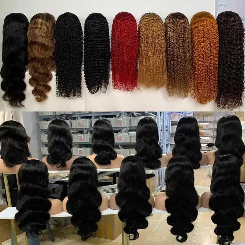 Wholesale 8-16 Inch Raw Brazilian Hair 5*5 Glueless HD Lace Wig Kinky Curly Double Drawn Bob Wig 100% Human Hair for Black Women