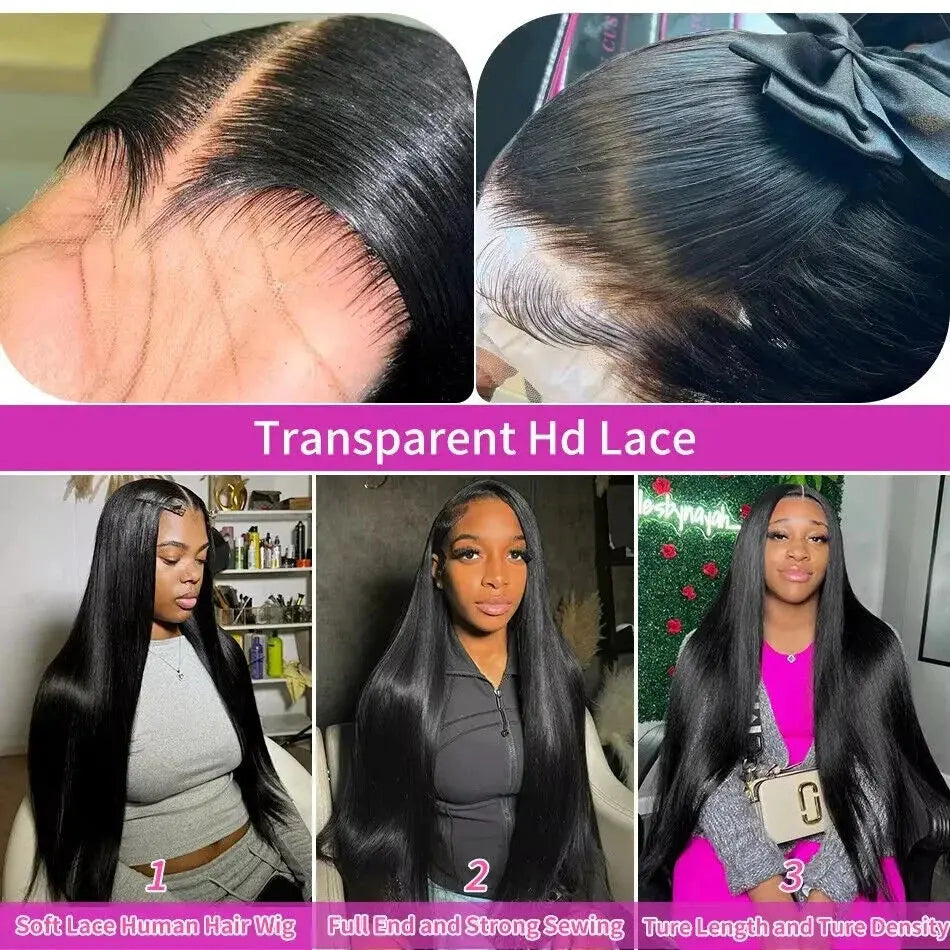 Raw Vietnamese Hair Glueless Wigs Human Hair Body Wave Wigs Human Hair Lace Front Brazilian 13X6 13X4 Swiss HD Lace Frontal Wig
