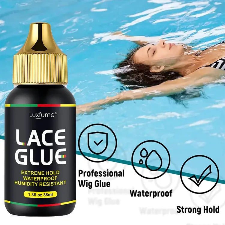 Luxfume Sports Edition Super Strong Hold Lace Glue Custom Sweat Oil Resistant Waterproof Sport Wig Glue