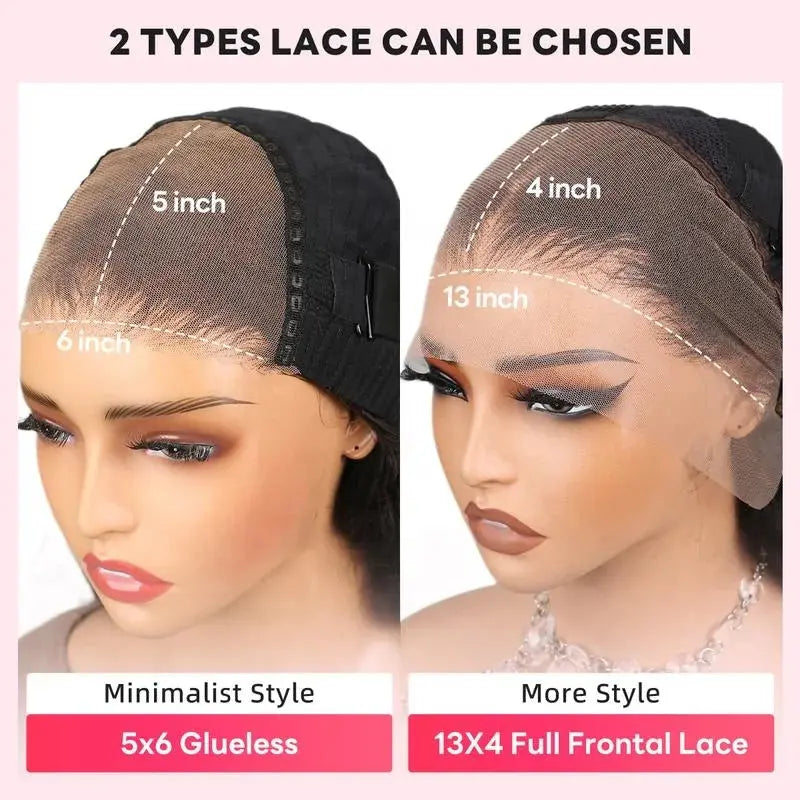 Raw Indian Hair HD Lace Front Wig,Virgin Cuticle Aligned 100% Glueless Lace Human Hair Wig,Full Lace Frontal Wigs for Women