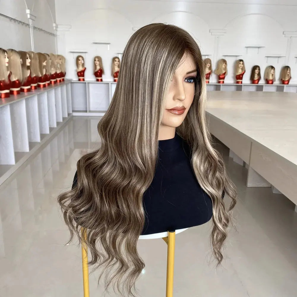 Lace Front Brazilian 13X4 Hd Bone Straight 30 Inch 180 200 Density Pre Plucked Wig Glueless